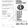 1985 10 preisliste alfa romeo 75